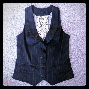 Pinstripe vest